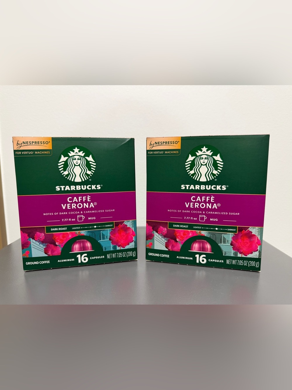 Starbucks Nespresso Caffe Verona 32 Vertuo pods